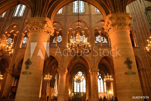 Picture of Votes gothiques de Notre-Dame-de-Paris France